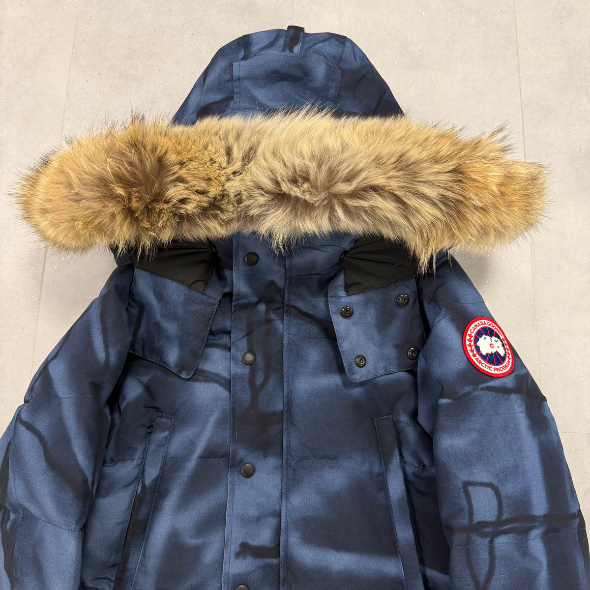 Wyndham Parka Blue Abstract - XS