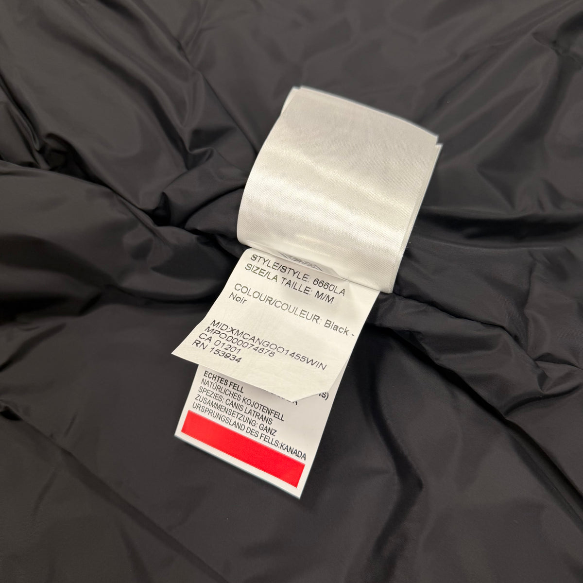 Trillium Parka Black - NEW