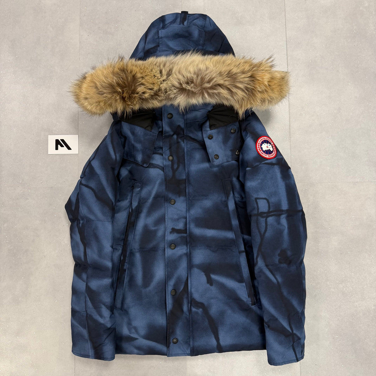 Wyndham Parka Blue Abstract - XS