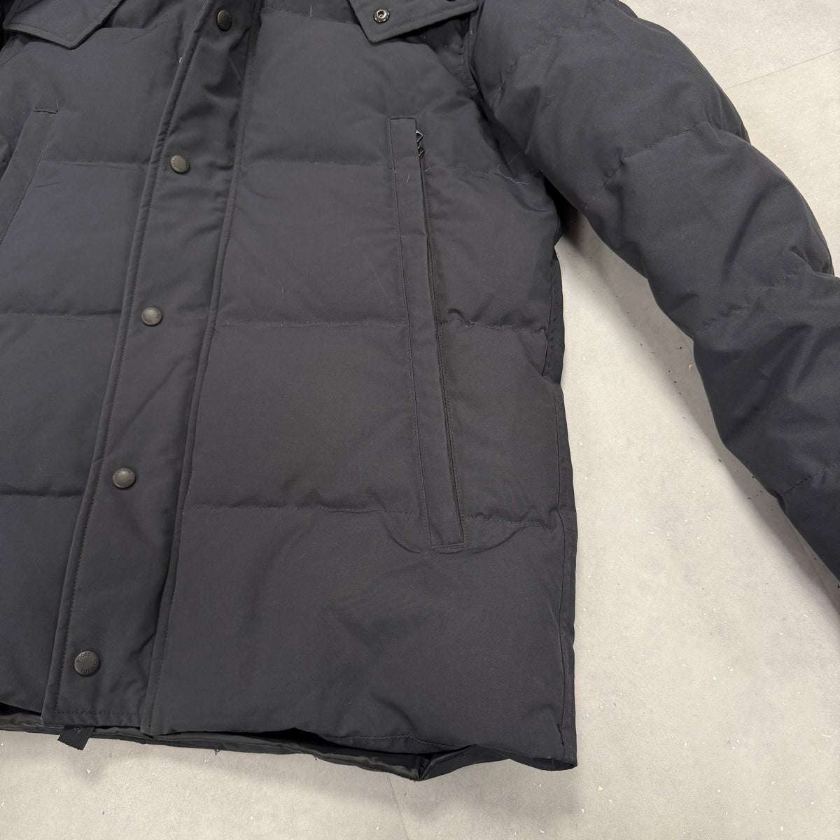 Wyndham Parka Navy Black Badge - M