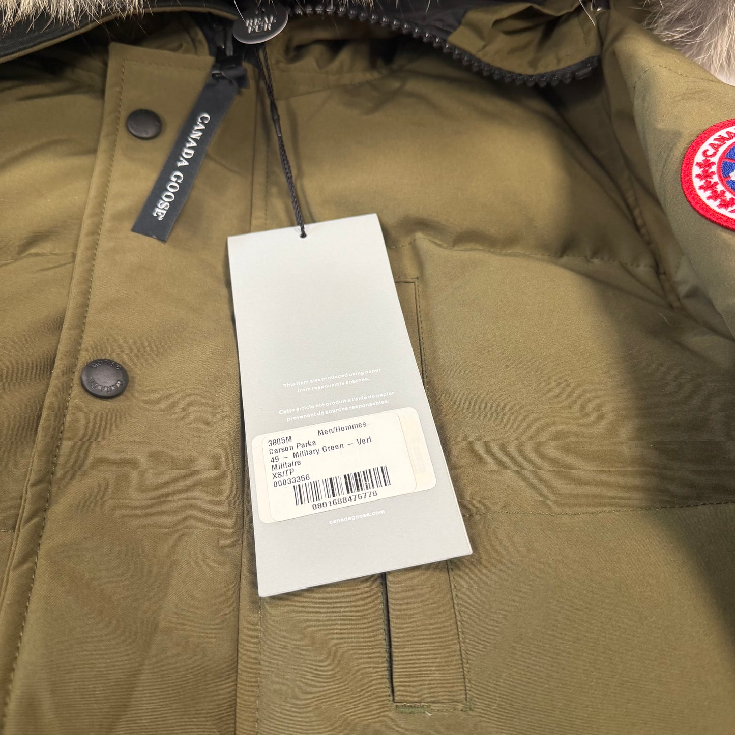 Carson Parka Military Green ( XS )