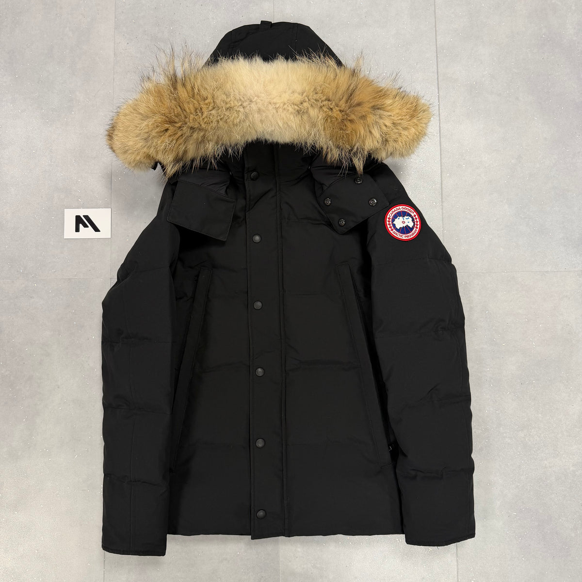 Canada Goose Wyndham Parka Black Men's size S – pre-owned – photo 1 of 8