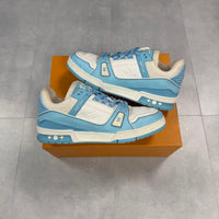LV Blue Monogram Trainers ( UK10.5 )