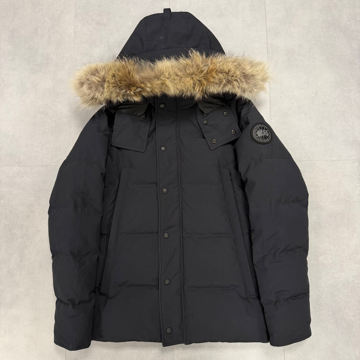 Wyndham Parka Navy Black Badge - M