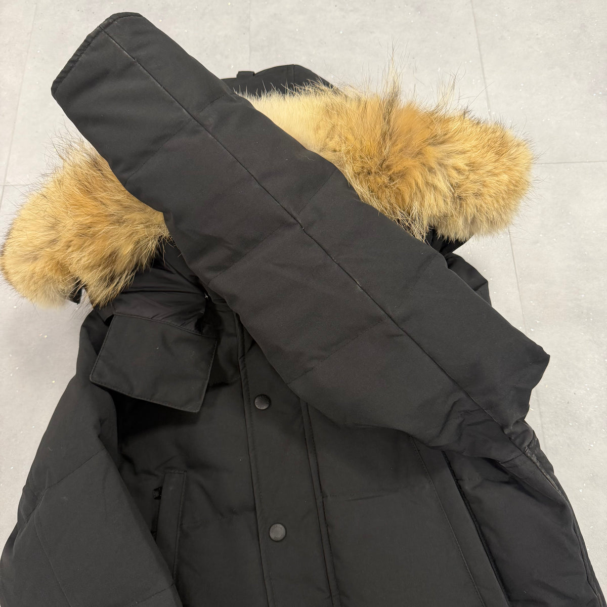 Canada Goose Wyndham Parka Black Men's size S – pre-owned – photo 5 of 8