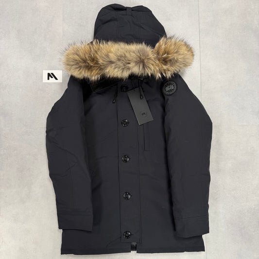 Chateau Parka Navy Black Badge - NEW
