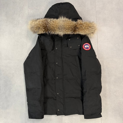 Canada Goose Wyndham Parka Black Men's size S – pre-owned – photo 2 of 8