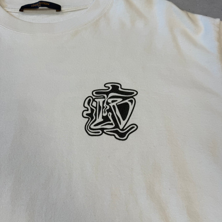 LV White Smoke T-Shirt ( M )