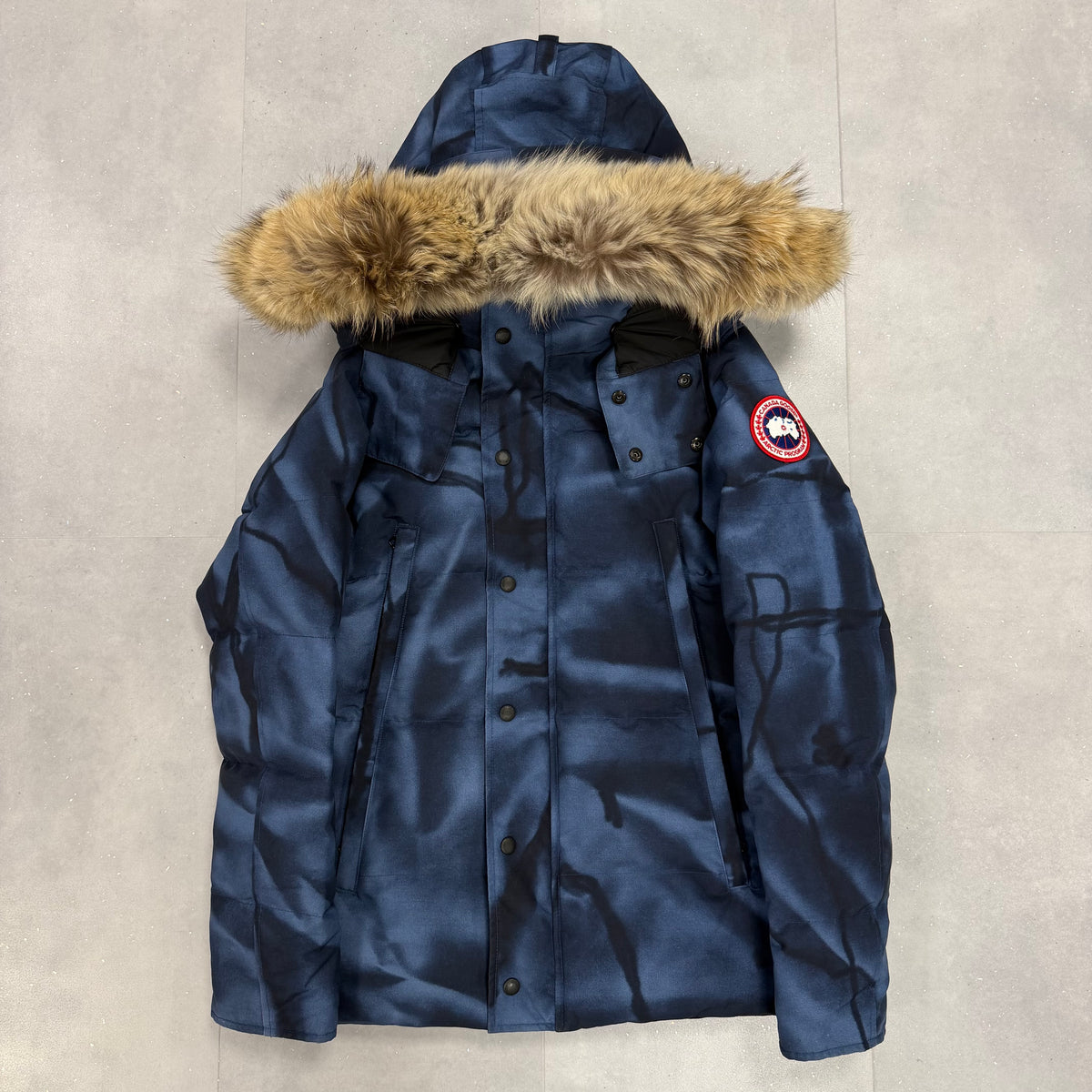Wyndham Parka Blue Abstract - XS