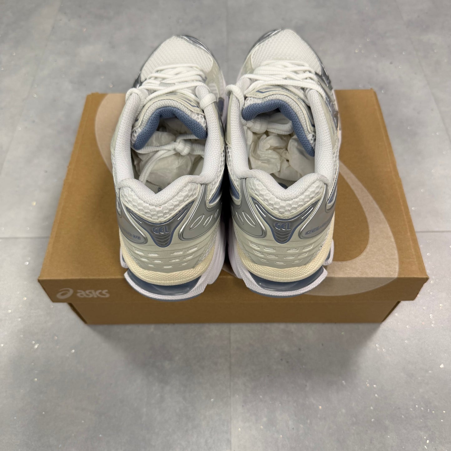 ASICS Gel Kayano 14 White Navy ( NEW )