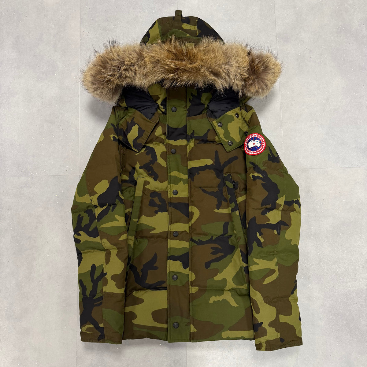 Wyndham Parka Green Camo - XS