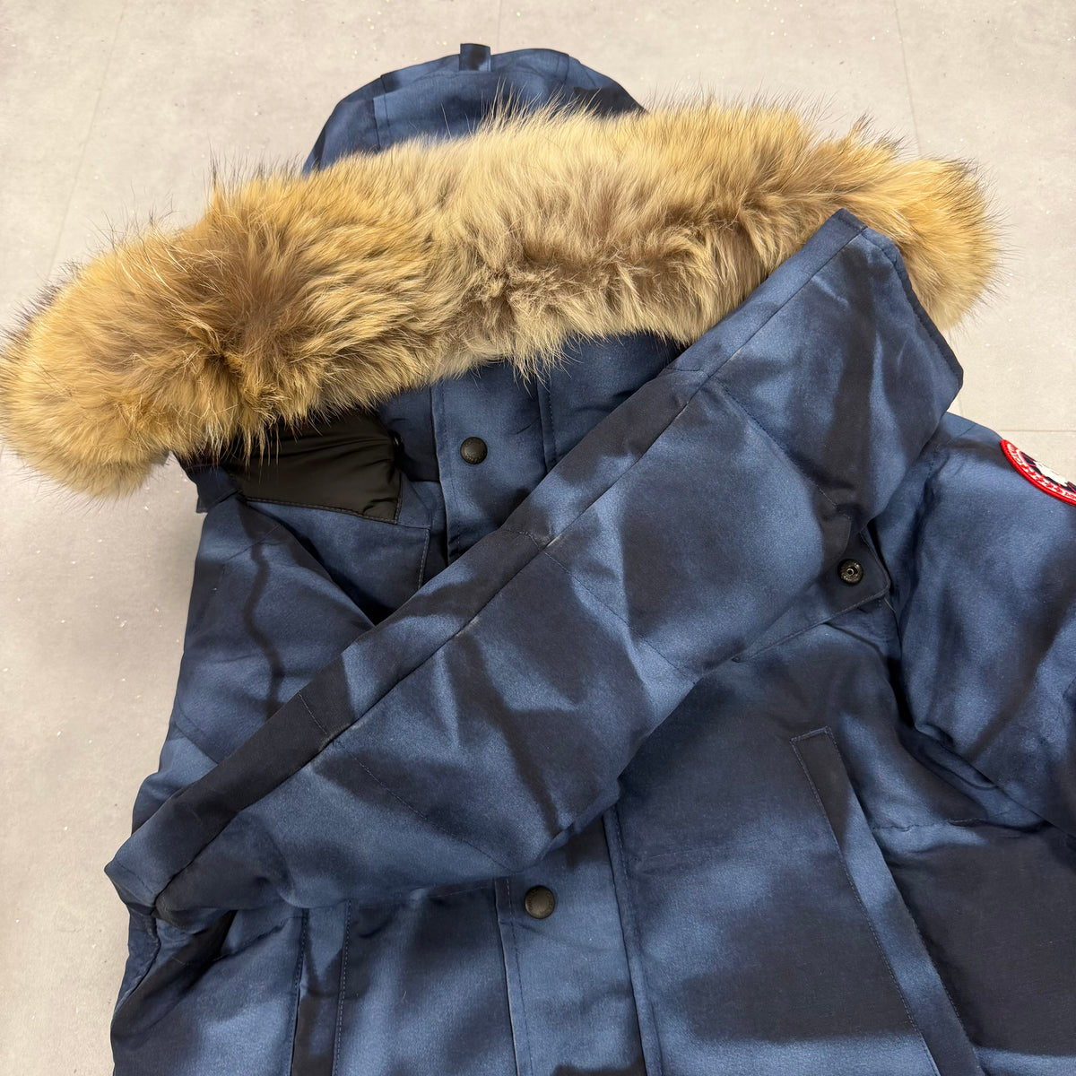 Wyndham Parka Blue Abstract - XS