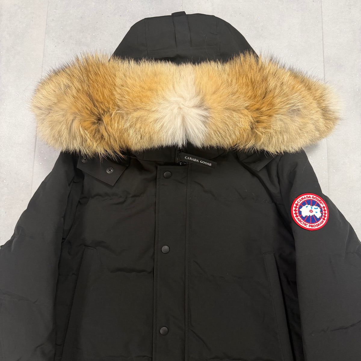 Canada Goose Wyndham Parka Black Men's size L – pre-owned – photo 3 of 9