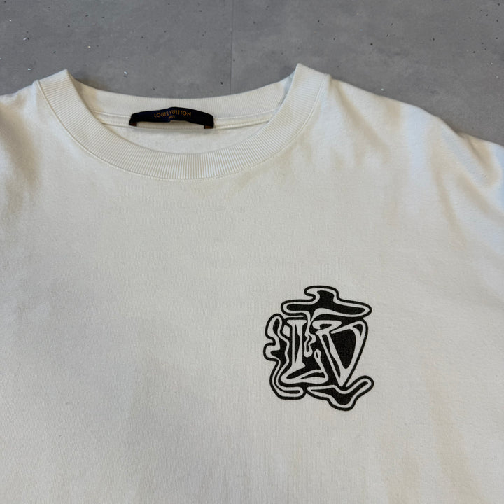 LV White Smoke T-Shirt ( M )
