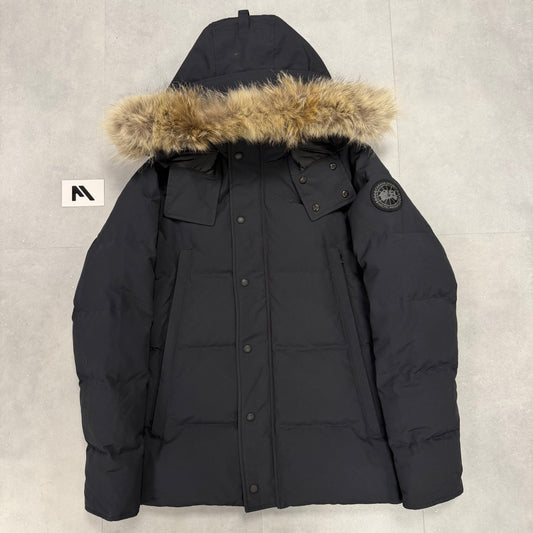 Wyndham Parka Navy Black Badge - M