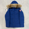 Canada Goose Wyndham Parka Pacific Blue – Men's XL – Pre-Owned 9.5/10