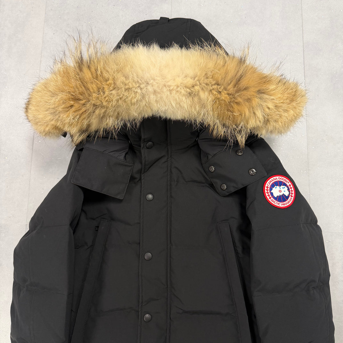 Canada Goose Wyndham Parka Black Men's size S – pre-owned – photo 3 of 8