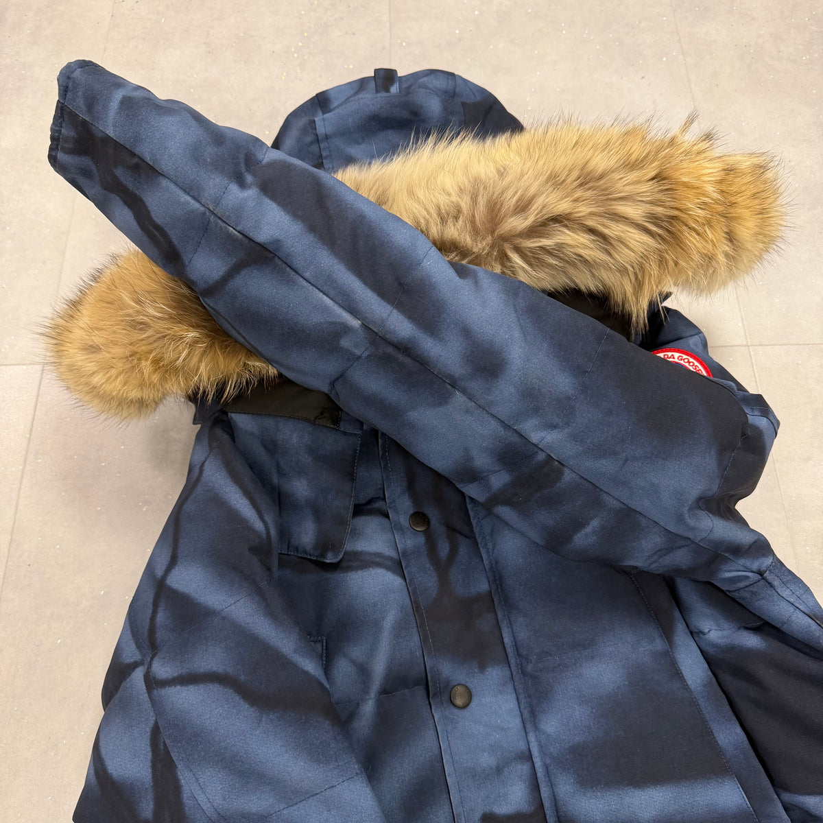 Wyndham Parka Blue Abstract - XS