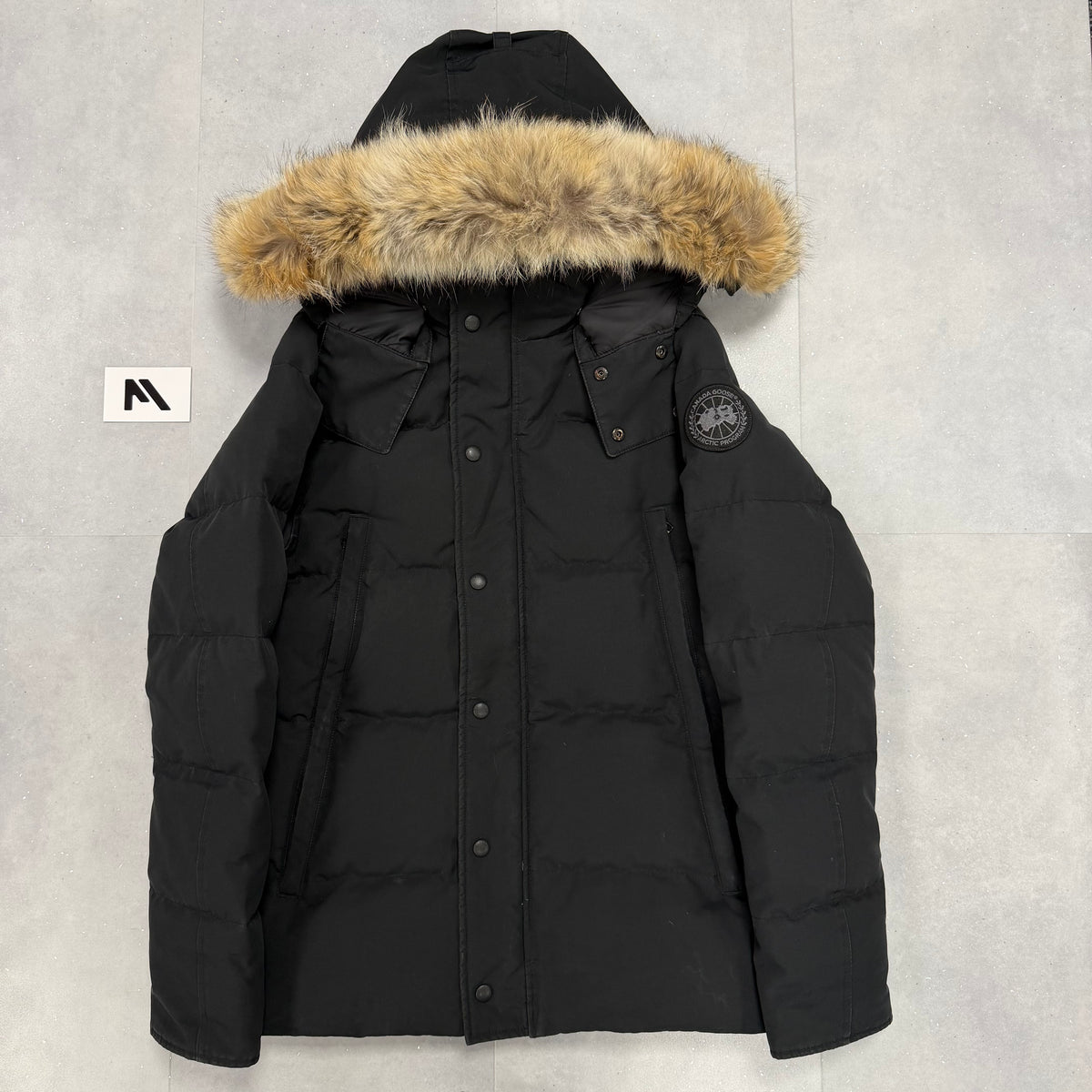 Canada Goose Wyndham Parka Black Badge – Men's M – Pre-Owned 9/10