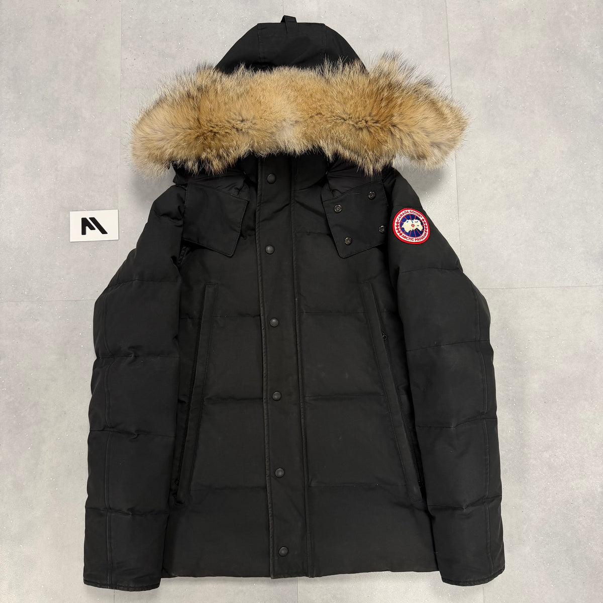 Canada Goose Wyndham Parka Black – Men's S – Pre-Owned 8.5-9/10