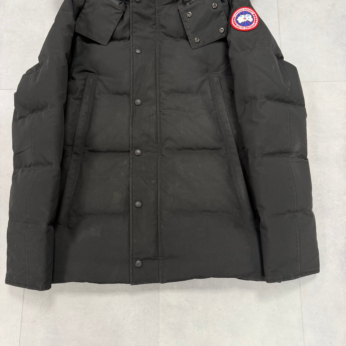 Canada Goose Wyndham Parka Black – Men's M – Pre-Owned 8.5-9/10