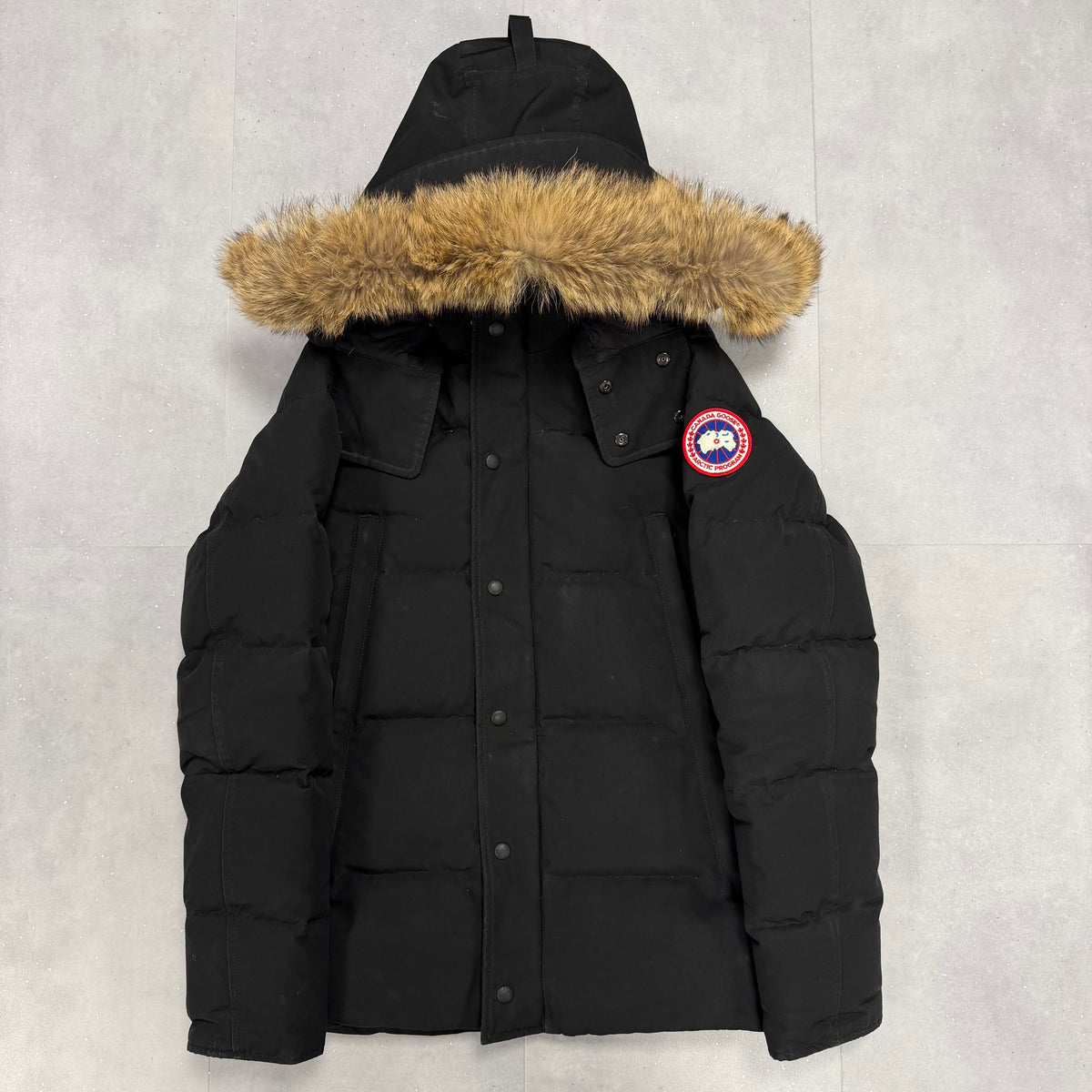Canada Goose Wyndham Parka Black – Men's M – Pre-Owned 8.5-9/10