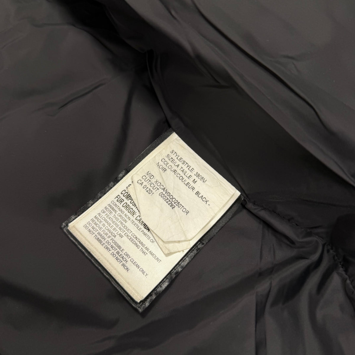 Canada Goose Wyndham Parka Black – Men's M – Pre-Owned 8.5-9/10