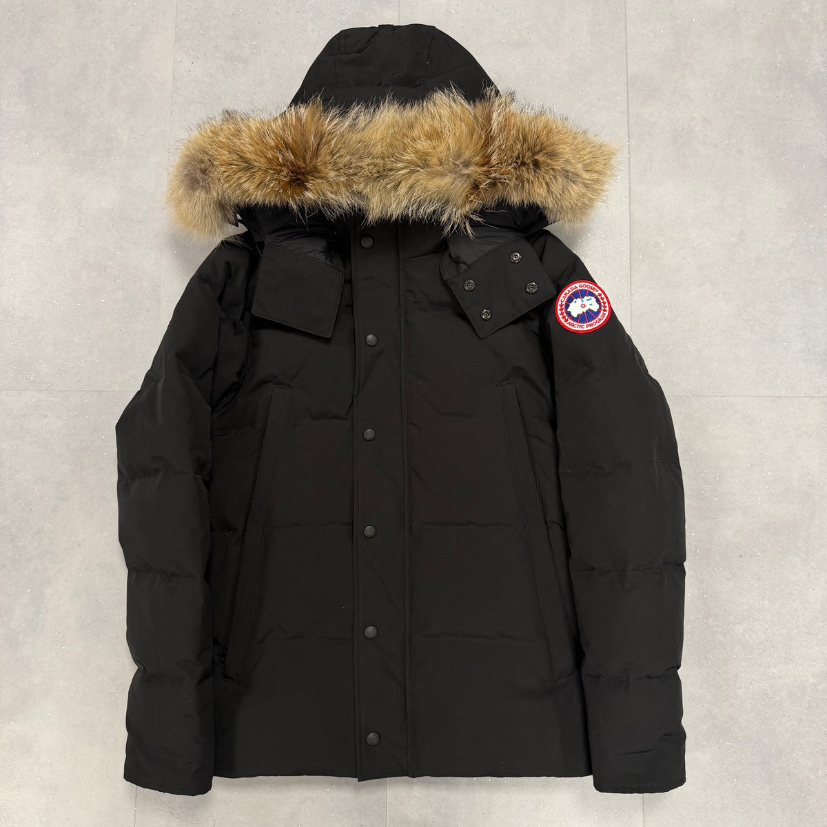 Canada Goose Wyndham Parka Black – Men's M – Pre-Owned 9.5/10
