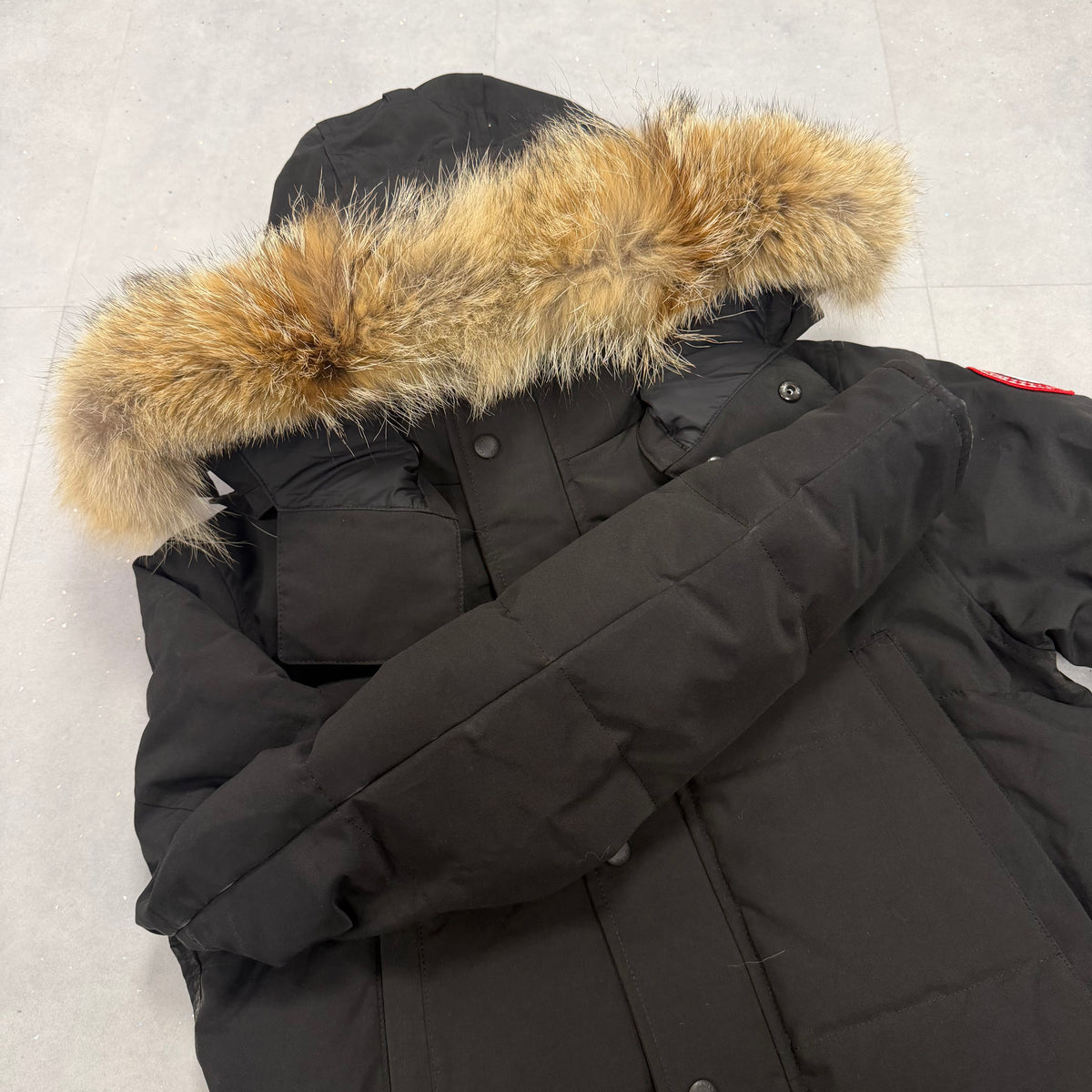 Canada Goose Wyndham Parka Black – Men's M – Pre-Owned 9.5/10